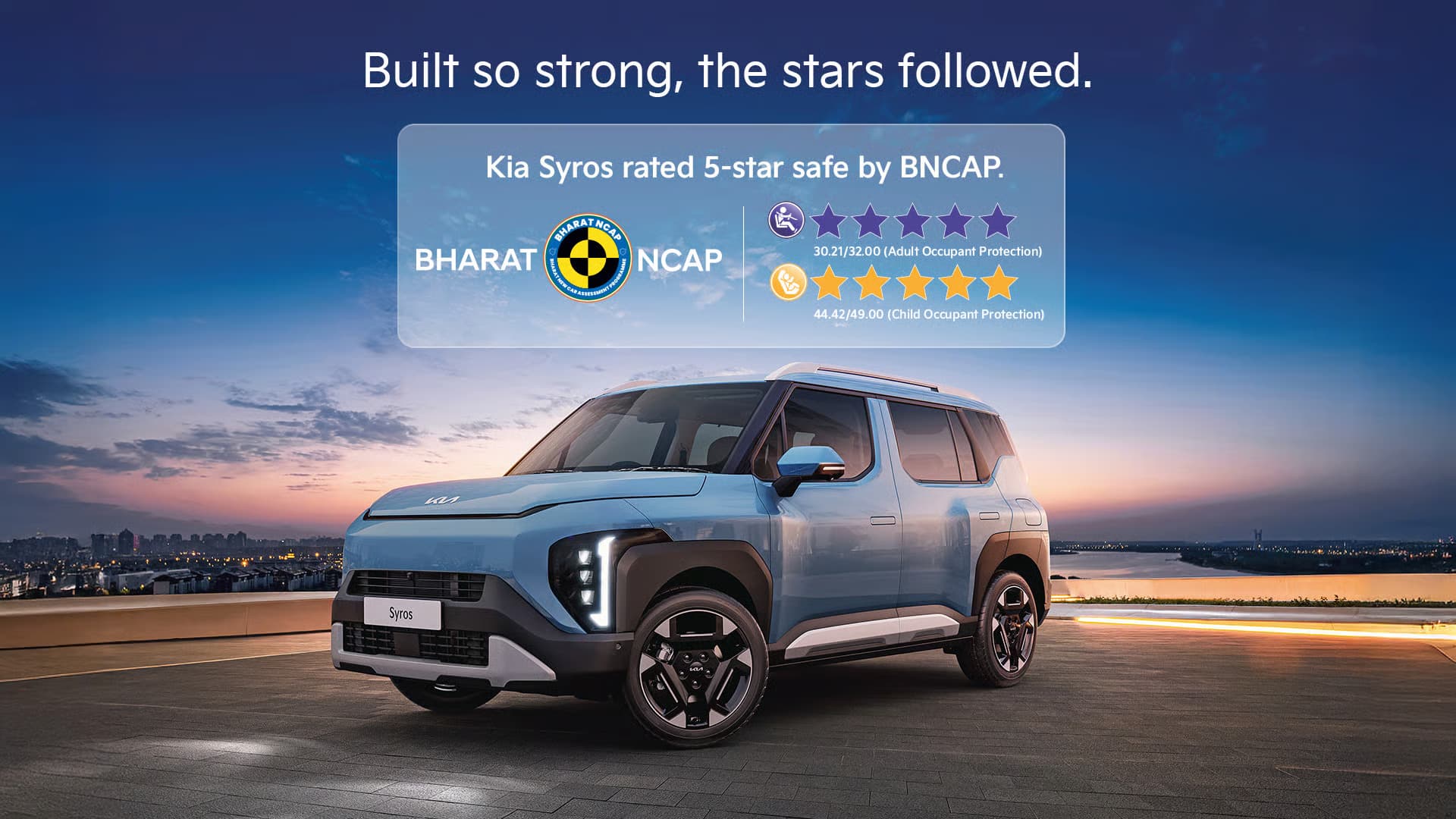 Kia Syros Sets New Standards with Its 5-Star BNCAP Triumph